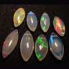 8pcs - AAAAA -High Quality Every Pcs Have Full Amazing Fire Inside Ethiopian Opal Smooth polished Marquise Briolett size 5x11 - 6x14 mm approx really stunning quality VERY VERY RARE QUALITY REALLY BEAUTIFULL